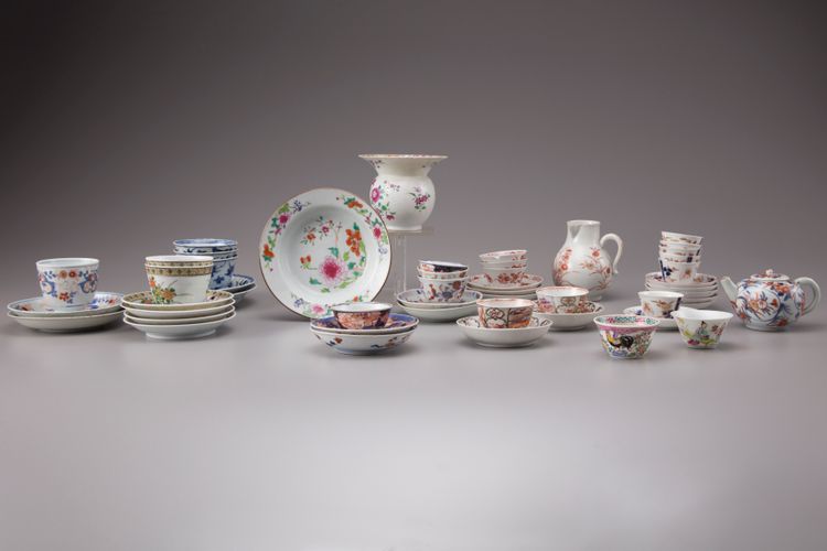 Lot of 50 porcelain items