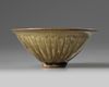 A Yaozhou celadon-glazed 'chrysanthemum' bowl