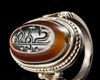 AGATE SEAL SILVER RING