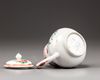 A Chinese famille rose teapot and cover