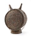 AN OTTOMAN SILVER FLASK (MATARA), 17TH-18 CENTURY
