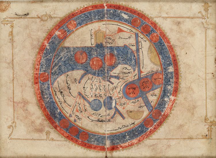 A PERSIAN MINIATURE MAP