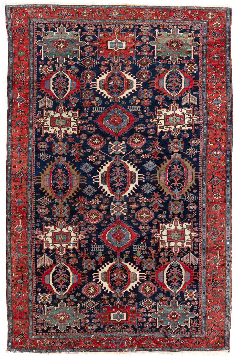 A BAGSHICH CARPET, LATE 19TH CENTURY