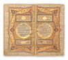 AN ILLUMINATED OTTOMAN QURAN, WRITTEN BY THE SCRIBE WALI AL-HAMEDI, STUDENT OF HAFIZ MUSTAFA VEHBI, DATED 1334 AH/1915 AD