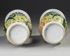 A PAIR OF CHINESE FAMILLE VERTE VASES – 19TH CENTURY