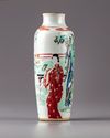 A Chinese Famille verte vase