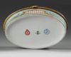 A SEVRES PORCELAIN JEWELRY BOX, 19TH CENTURY
