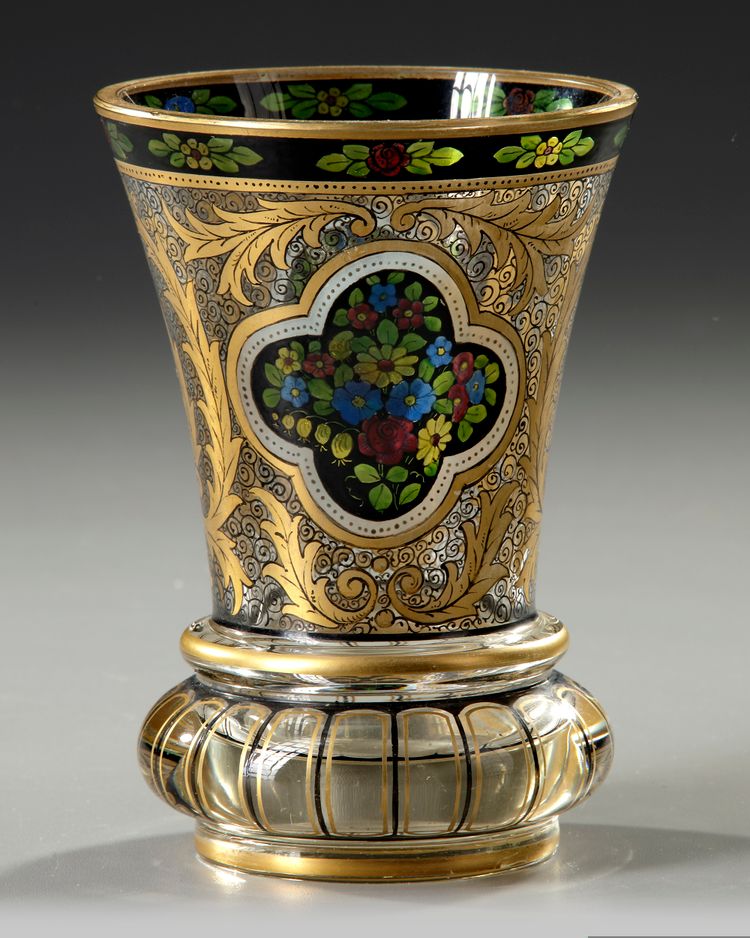 A 'HAIDA HERMAN PAUTCH' GOBLET, ART NOUVEAU PERIODE
