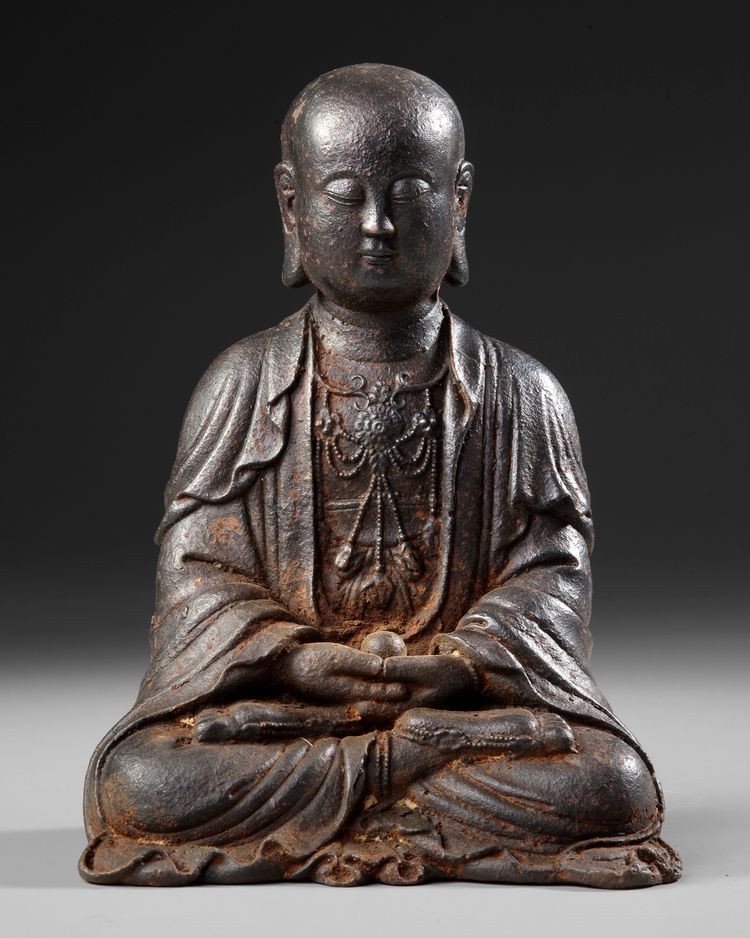 CHINESE BRONZE FIGURE, 19TH CENTURY
