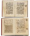 TWO MAGHRIBI QURAN SECTIONS, NORTH AFRICA OR ANDALUSIA, DATED 802 AH/1400 AD