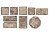 INTRICATELY ENGRAVED STONE TILES, MOROCCO, 19TH-20TH CENTURY