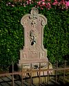 A CONTINENTAL CAST IRON WALL FOUNTAIN, LATE 20TH CENTURY, AFTER THE MANNER OF VAL D’OSNE