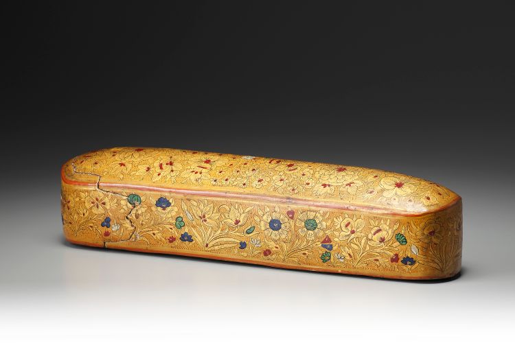 A Kashmir Pottery  Pen Box