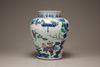 A wucai 'boys' vase