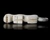 A CHINESE WHITE JADE TIGER, SHANG DYNASTY (CIRCA 1600–1046 BC)