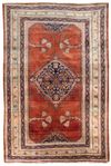 A HERIZ SILK RUG, LATE 19TH CENTURY