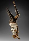 PENDE MASK WITH HORNS ( MBUYA )