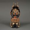 A JAPANESE BLACK LACQUER SUIT-OF-ARMOUR (YOROI) 鎧 WITH DRAGON CREST, SHÕWA PERIOD (1926-1989)