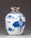 A Chinese blue and white jar