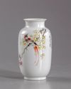 A Chinese famille rose 'birds' vase