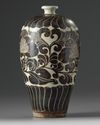 A Chinese Cizhou-style carved meiping