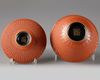 A Chinese imitation-cinnabar lacquer bowl and cover