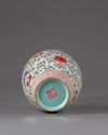 A Chinese famille rose vase