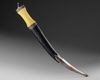A BONE HILTED DAGGER WITH SAFAVID WATERED-STEEL BLADE, PERSIA 17TH CENTURY