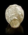 AN INTACT WHEEL-CUT CLEAR GLASS BOTTLE PROBABLY NORTH EAST PERSIA, 8TH-9TH CENTURY