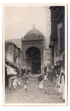 A COLLECTION OF PHOTOGRAPHS SHOWING PROPHET MOHAMMED MOSQUE, HIS TOMB AND THE SURROUNDED BUILDINGS IN MEDINA, 20TH CENTURY.