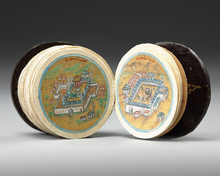 AN ILLUMINATED MINIATURE COLLECTION OF PRAYERS, INCLUDING DALA’IL AL-KHAYRAT,