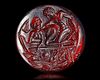 AN EROTIC GARNET INTAGLIO, 17TH-18TH CENTURY AD