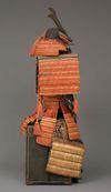 GOLD LACQUER JAPANESE SUIT OF ARMOUR (YOROI)