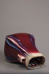 A flambé-glazed twin-handled hu vase