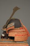 A GOLD LACQUER JAPANESE SUIT OF ARMOUR (YOROI), LATE EDO PERIOD