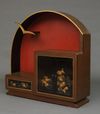 A JAPANESE VINTAGE DISPLAY CABINET, SHOWA PERIOD 1926-1989)