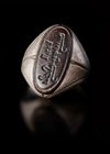 AN AGATE SEAL RING