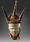 PENDE MASK WITH HORNS ( MBUYA )