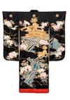 A theatre silk uchikake-type kimono