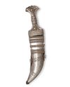A SILVER DAGGER, YEMEN, EARLY 20TH CENTURY