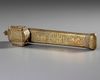 AN OTTOMAN BRASS SCRIBE’S PEN BOX (DIVIT), 19TH CENTURY
