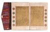 A RARE QURAN MINIATURE, TURKEY, COPIED IN CONSTANTINOPLE 1288 AH/1871 AD BY FATIMAH, LLE DE OMAR AL-QUNUTI