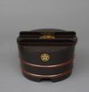 TWO JAPANESE LACQUERED RICE CONTAINERS, MEIJI PERIOD (1868-1912)
