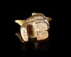 A GREENISH-YELLOW JADE CARVING OF A BIRD, CHINA, SHANG DYNASTY