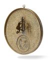 A LARGE BRASS QIBLA INDICATOR