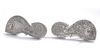 AN OTTOMAN PAIR OF SILVER HAMMAM SHOES, 19TH CENTURY