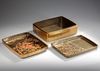 A LARGE JAPANESE RYOSHIBAKO LACQUERED BOX, MEIJI PERIOD (1868-1912)