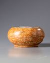 A CHINESE FAUX-PUDDING STONE FAMILLE ROSE 'BOYS' ROUND BOX AND COVER, 20TH CENTURY