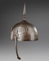 A PERSIAN QAJAR STEEL HELMET, 19TH CENTURY