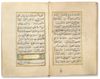 AN ILLUMINATED OTTOMAN QURAN SIGNED BY AHMED STUDENT OF HAFIZ OSMAN, 18TH CENTURY